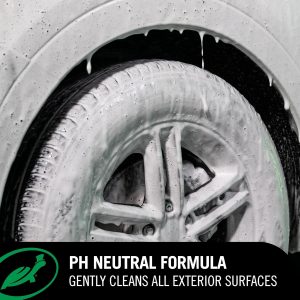 Turtle Wax Hybrid Solutions Pure Wash, pH Neutral Extreme Foaming Car Wash Soap, Bucket or Foam Cannon Application, Won't Strip Waxes or Coatings, Clay Bar Lubricant, Spot-Free Clean, 64 fl oz