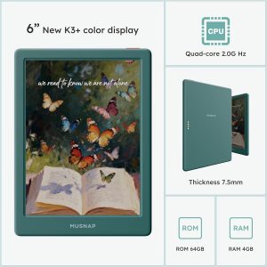 Neo C 64GB+4GB Colour eBook Reader Supports 3rd-Party apps, 6” E Ink ePaper eReader Digital Paper, with Color Display, Long Battery Life for Reading