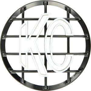 KC HiLiTES 7210 6" Black ABS Stone Guard - Single Guard