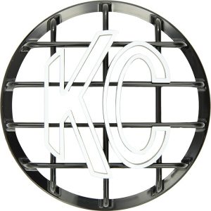 KC HiLiTES 7210 6" Black ABS Stone Guard - Single Guard