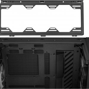 ASUS TUF Gaming GT302 ARGB ATX Mid-Tower PC Case Four 140 x 28 mm ARGB fans for high airflow and static pressure, interchangeable side panel, detachable top panel, hidden-connector motherboard support