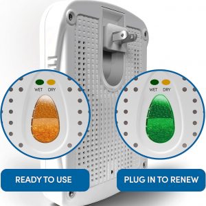 Eva-Dry Mini deshumidificador inalámbrico, blanco (E-333)