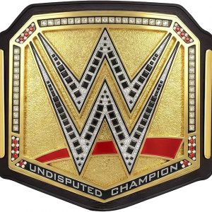 Undisputed Championship Title Belt Replica, World Heavyweight Wrestling Championship Title Belt - Adult Size - 5mm - 4.5lbs - 52 Inches Length