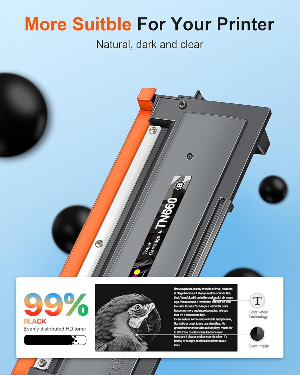 E-Z Ink Pro Compatible Toner Cartridge & Drum Unit Replacement for Brother TN660 TN-660 TN630 High Yield to use with HL-L2380DW HL-L2300D HL-L2340DW MFC-L2680W MFC-L2740DW Printer (4 Black)