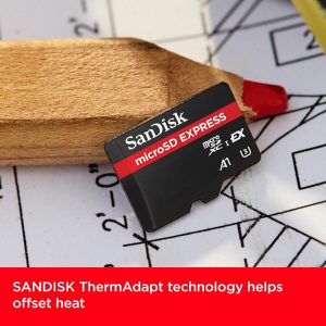 SanDisk Tarjeta microSD Express de 512 GB, funciona con Nintendo-Switch 2, lectura de hasta 880 MB/s, escritura de hasta 650 MB/s, escritura sostenida de 220 MB/s, U3, C10 - SDSQXFN-512G-GN4N