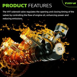 15330-0T010 Oil Control VVT Valve Variable Timing Solenoid Compatible with Lexus CT200H ES300H IS200T Pontiac VIBE Scion Toyota Avalon Camry Corolla Highlander Matrix Replace# 15330-0T020 19185637