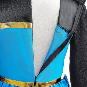 Dressy Daisy Girls Ice Princess Snow Queen Coronation Dress Up Costume with Cape Halloween Christmas Party Outfit