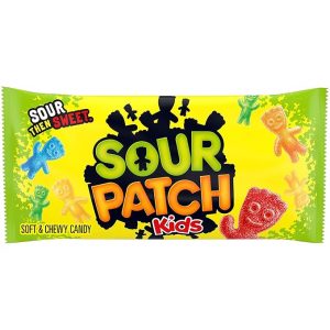 SOUR PATCH KIDS Caramelos suaves y masticables, 2 onzas