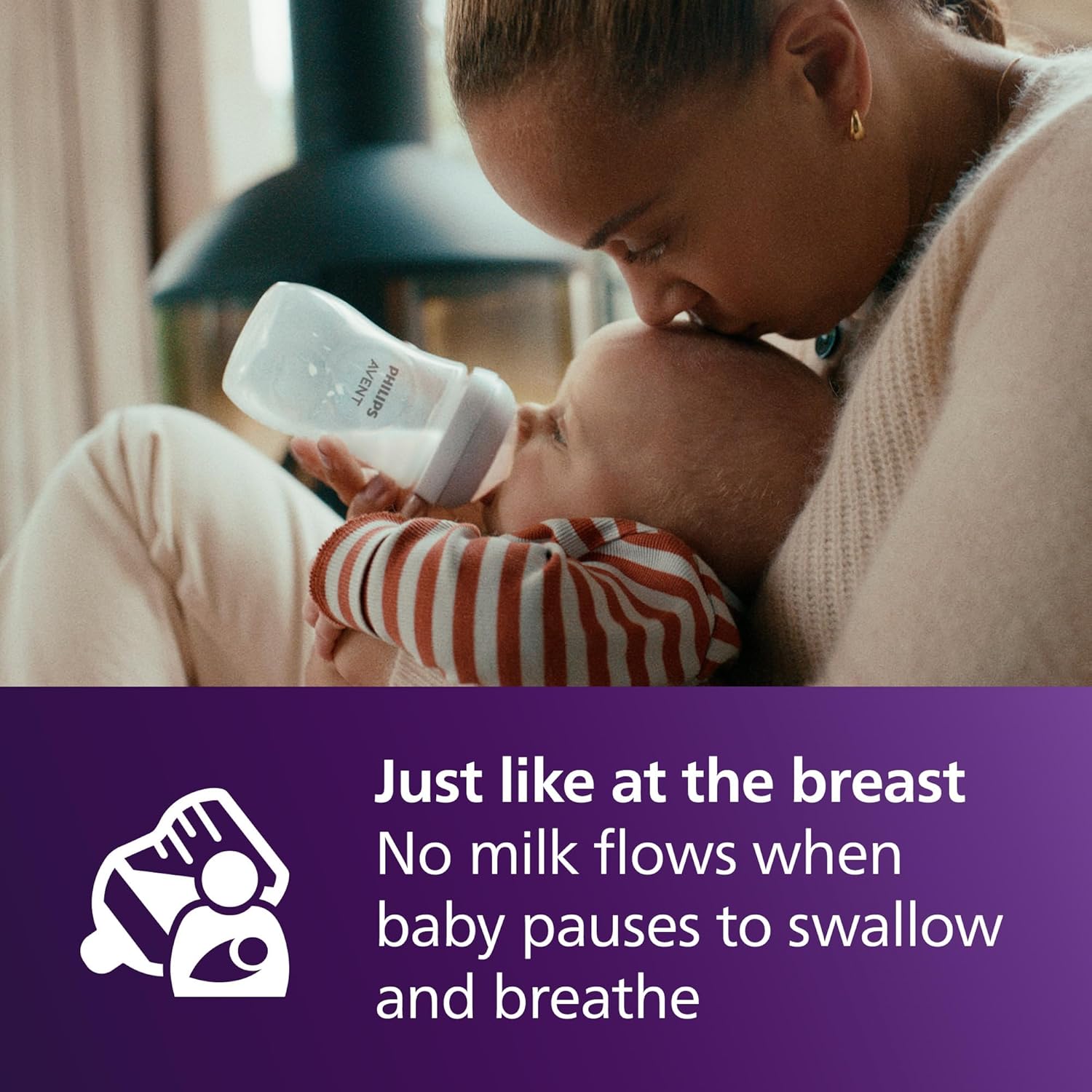 Philips Avent Newborn Gift Set - Bottles with Natural Response Nipples, 3 x 4oz/125ml (Slow Flow Nipples, Flow 2), 3 x 9oz/260ml (Medium Flow Nipples, Flow 3), Soothie 0-3m & Bottle Brush, SCD837/04