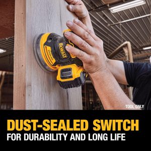 DEWALT - Lijadora orbital de 20 V MAX, solo herramienta (DCW210B)