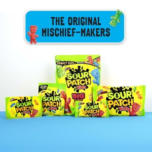 SOUR PATCH KIDS Caramelos suaves y masticables, 2 onzas