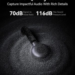 Hollyland Lark M2S Mini Combo (cámara RX+Type-C RX) Micrófono inalámbrico para cámara/iPhone/Android/Laptop, 0.17 oz ligero, clip de titanio, rango de 984.3 ft, creadores de contenido, enseñanza en