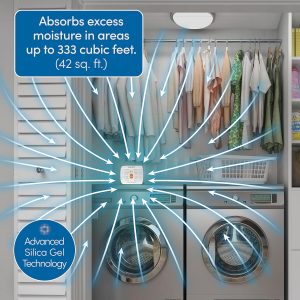 Eva-Dry Mini deshumidificador inalámbrico, blanco (E-333)