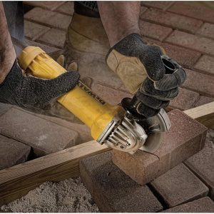 DEWALT Angle Grinder, 4.5 Inch, 11 Amp, 11,000 rpm, With Paddle Switch, Ergonomic Compact Design Grinder Tool (DWE402)