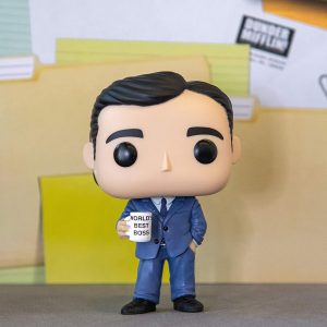 Funko Pop TV: The Office - Michael Scott - Figura de vinilo coleccionable - Idea de regalo - Mercancía oficial - Juguetes para niños y adultos - Fans de la comedia - Figura modelo para coleccionistas