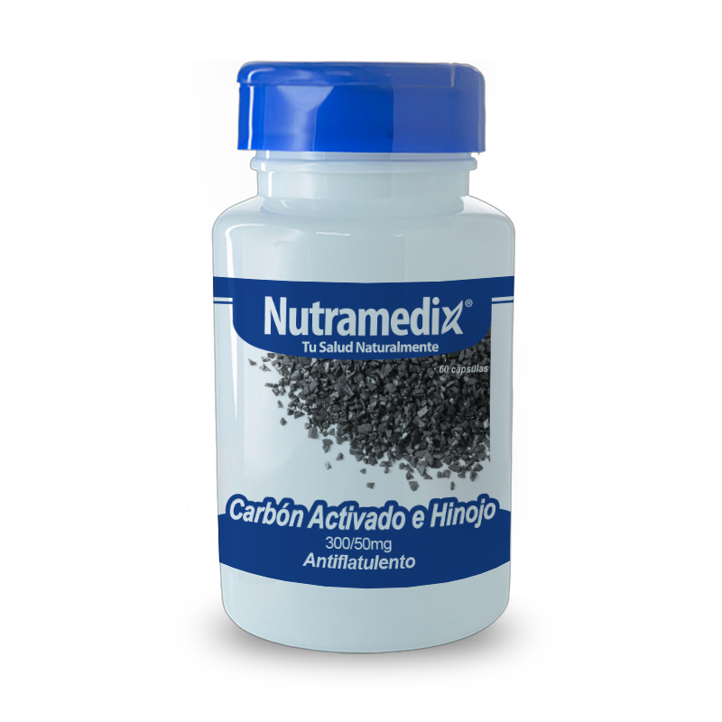 🌿 Carbón Activado + Hinojo – Nutramedix ✨ Apoyo natural para la digestión, gases e hinchazón abdominal