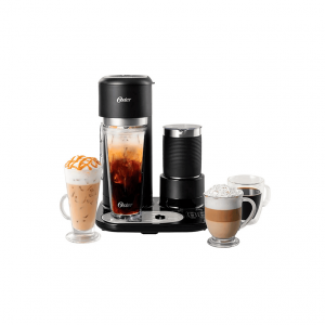 Oster, BVSTDC02B013, Cafetera Latte 4 en 1, Color negro