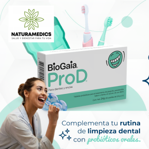🌸 BioGaia Prodentis® Pastillas Probióticas Bucales (Pastillas de menta fresca · Probiótico oral diario)
