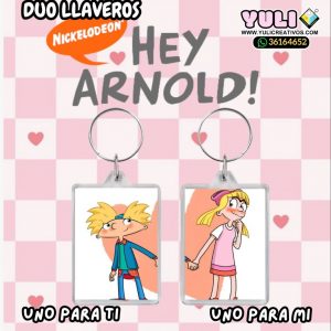 Dúo de llaveros de Hey Arnold!