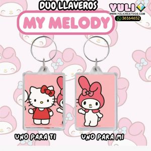 Dúo de llavero de My Melody