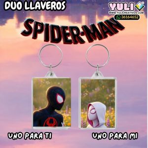 Dúo de llavero de Spider-man