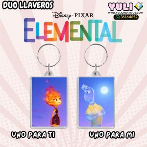 Dúo de llaveros de Elemental