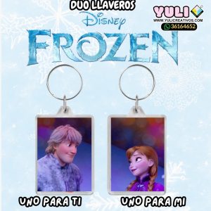 Dúo de llaveros de Anna y Kristoff