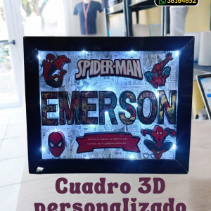 Cuadro 3D de Spider-Man