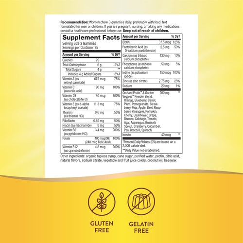 🌿 Multivitamínico para Mujer en Gomitas Alive!® ✨ Nutrición diaria, energía y bienestar femenino en un delicioso formato.