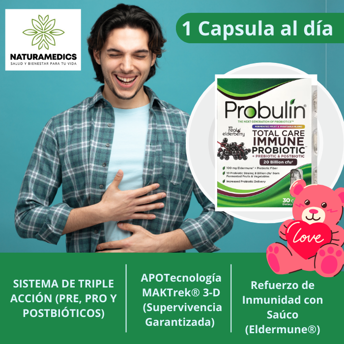 🌿 Probulin Immune Support ✨ La sinergia perfecta entre el equilibrio intestinal y el poder antioxidante.