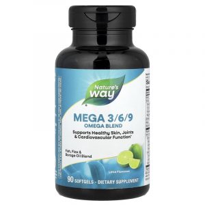 🌿 MEGA 3/6/9 Omega Blend – 90 Softgels (Omega 3, 6 y 9 · Corazón, cerebro, piel y equilibrio hormonal)