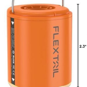 FLEXTAILGEAR Bomba de Aire Portátil con Linterna de Camping Tiny Pump 2X Bomba de Aire de 4kPa para Inflables Bomba de Colchón de Aire Recargable con Diseño Magnético para Colchonetas de Dormir