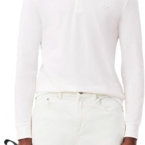 Lacoste Polo Paris de algodón elástico de manga larga para hombre