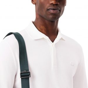 Lacoste Polo Paris de algodón elástico de manga larga para hombre