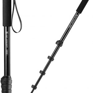 K&F CONCEPT Camera Monopod, 63" Aluminum Photography Monopod with 5-Section Height, Lightweight & Portable Camera Accessories, Payload 11lb