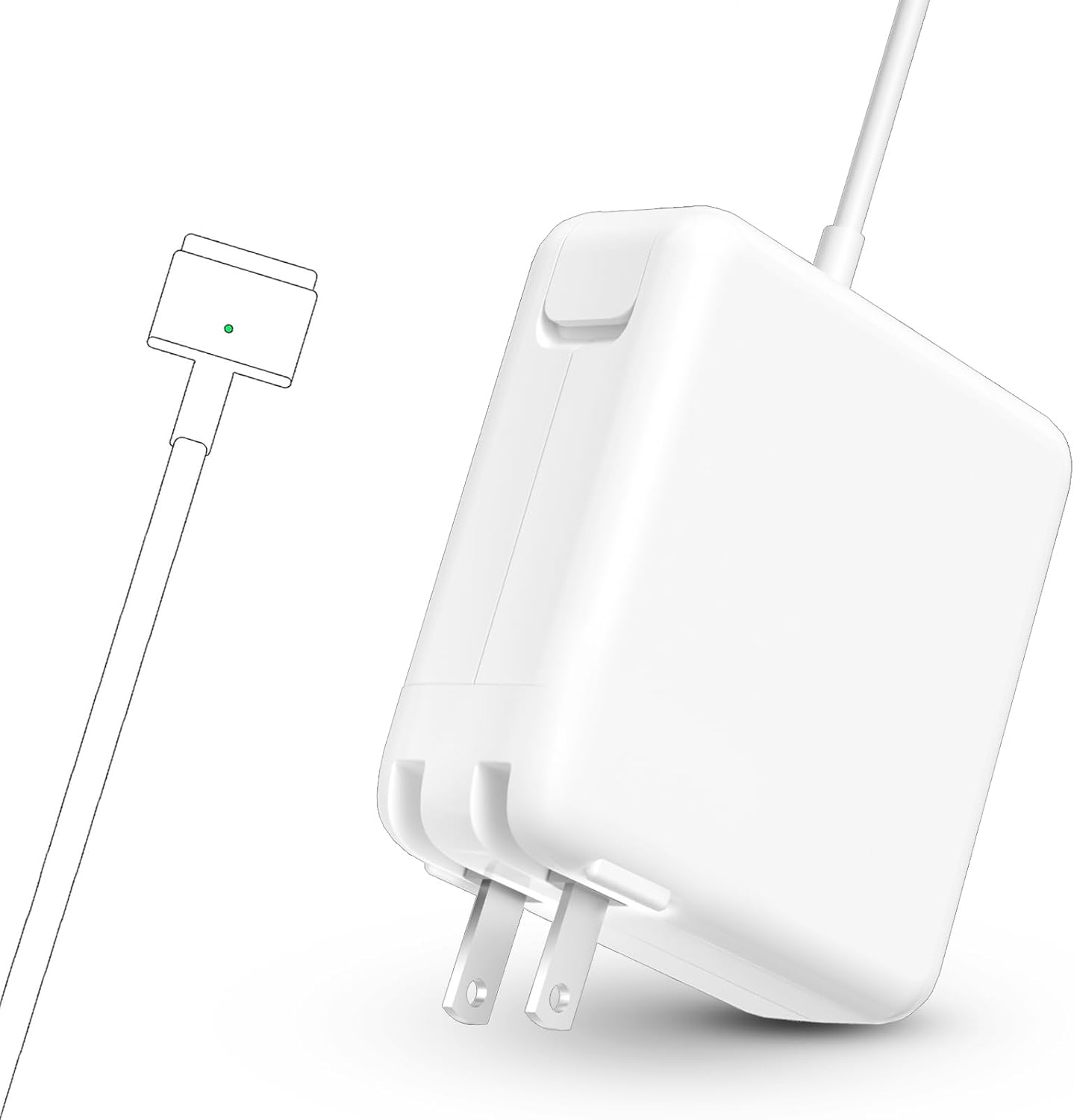 Cargador Mac Book Pro - Adaptador de corriente Mag 2 de 85 W, compatible con Mac Book Pro de 13, 15 y 17 pulgadas (entre 2012 y 2017)