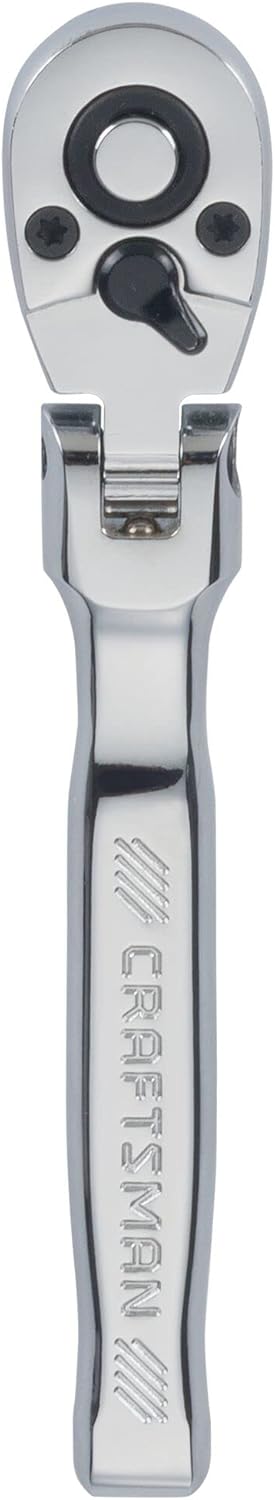CRAFTSMAN Ratchet, Flex-Head, 1/4 Inch Drive (CMMT99440)