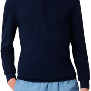 Lacoste Polo Paris de algodón elástico de manga larga para hombre