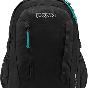 JanSport Mochila Agave para mujer - Bolsa para portátil de 15 pulgadas, color negro