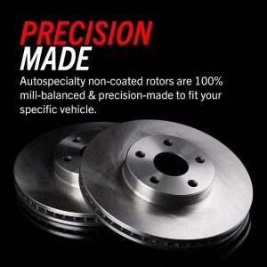 Power Stop KOE15188DK Autospecialty Front and Rear Replacement Brake Kit-OE Brake Drums & Ceramic Brake Pads For Mazda Protege 1999-2000 [Model Specific]