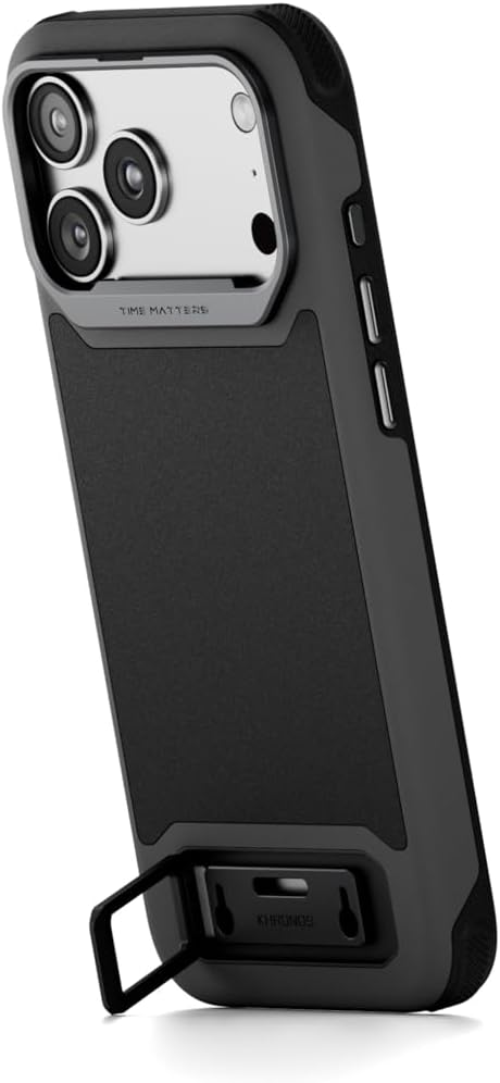 Tilta Khronos Lite - Funda compatible con iPhone 17 Pro Max | Jaula móvil ligera | Soporte de soporte | Soportes magnéticos para accesorios | Protección de marco de lente de metal | Plataforma