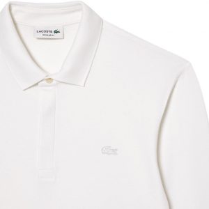 Lacoste Polo Paris de algodón elástico de manga larga para hombre