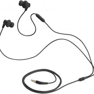 JBL Endurance Run 2 Wired - Waterproof Wired Sports in-Ear Headphones, JBL Pure Bass Sound, Hands-Free Calls, Never Hurt. Never Fall Out. (Black)