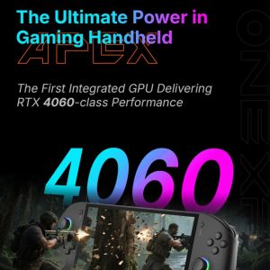 ONEXPLAYER ONEXFLY APEX Gaming Handheld PC | AMD Ryzen AI Max+ 395 | 48GB LPDDR5X RAM | 1TB PCIe 4.0 SSD | 8" 120Hz VRR H-IPS Display | 85Wh Swappable Battery | Windows 11 | Portable Gaming Console