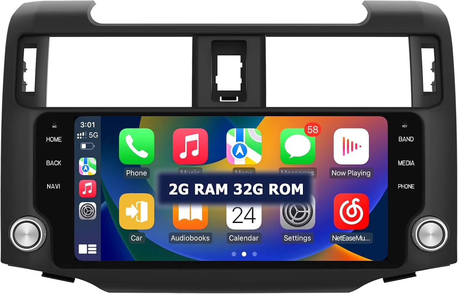 Android 13 Car Stereo for Toyota 4Runner 2014-2019 with Wireless CarPlay Android Auto,10.33 inch Touch Screen Bluetooth GPS WiFi DSP 2G RAM 32G ROM Black Head Unit