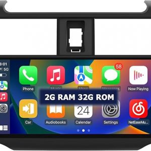 Android 13 Car Stereo for Toyota 4Runner 2014-2019 with Wireless CarPlay Android Auto,10.33 inch Touch Screen Bluetooth GPS WiFi DSP 2G RAM 32G ROM Black Head Unit
