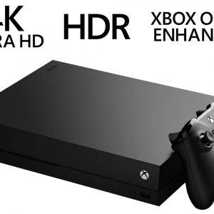 Microsoft Xbox One X 1TB Console with Wireless Controller: Enhanced, HDR, Native 4K, Ultra HD (2017 Model) (Renewed)