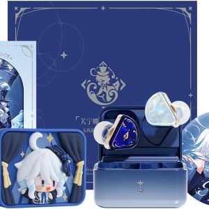 Genshin Impact Endless Solo of Solitude Furina Wireless Bluetooth Earphones Gift Box