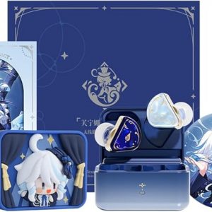 Genshin Impact Endless Solo of Solitude Furina Wireless Bluetooth Earphones Gift Box