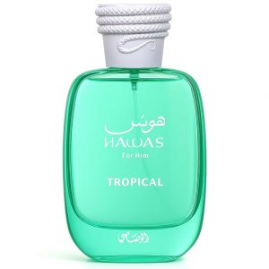 Rasasi Hawas Tropical Eau De Parfum Spray para hombre, 3.4 onzas